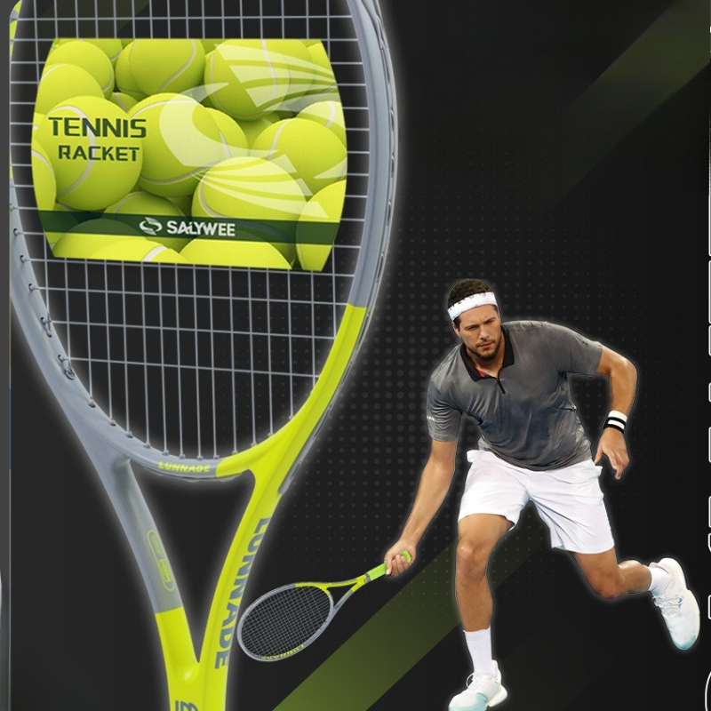 Sports Equipment Types - Professional Tennis Rackets Beginners Practice Lightweight