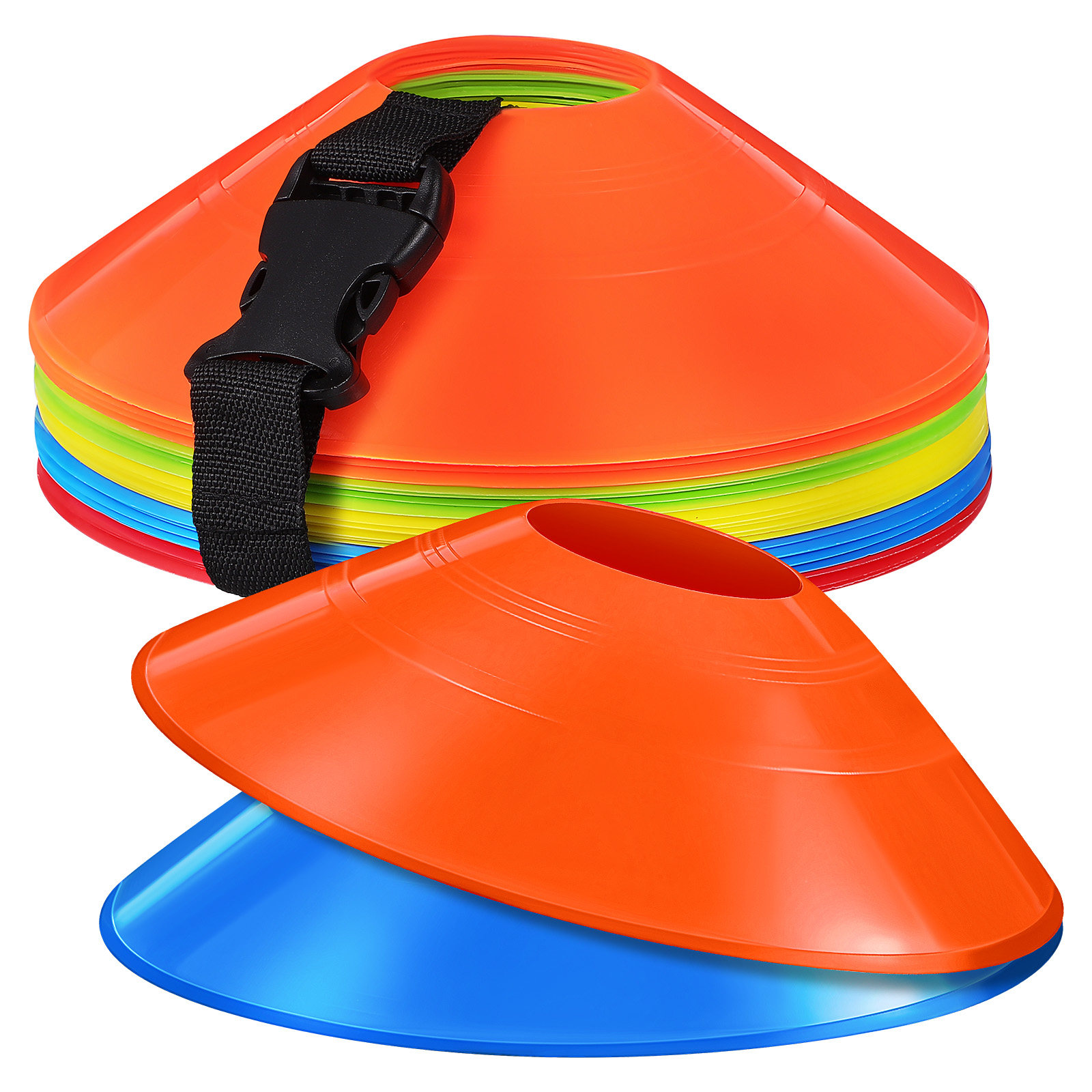 Sports Equipment Football - 30Pcs Soccer Training Cones Colorful Plastic