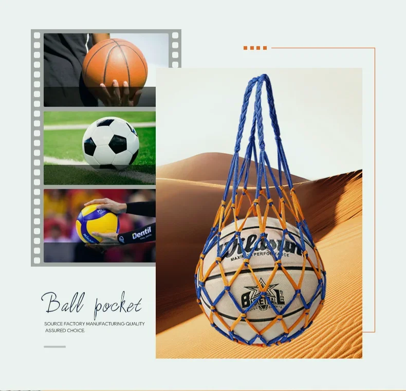 1PC Football Net Bag Nylon Bol - Sports Equipment Volleyball review and price