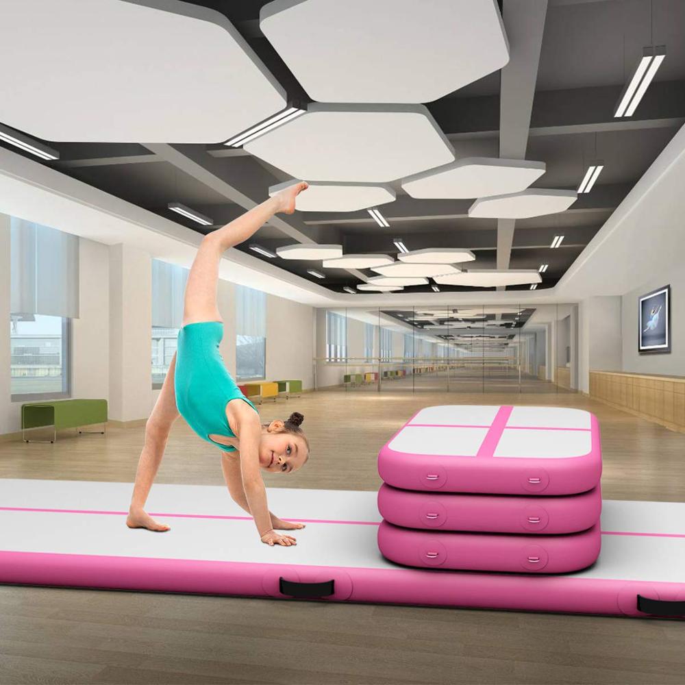 Gym Mat Inflatable Gymnastics  - Tumbling Air Track review and price