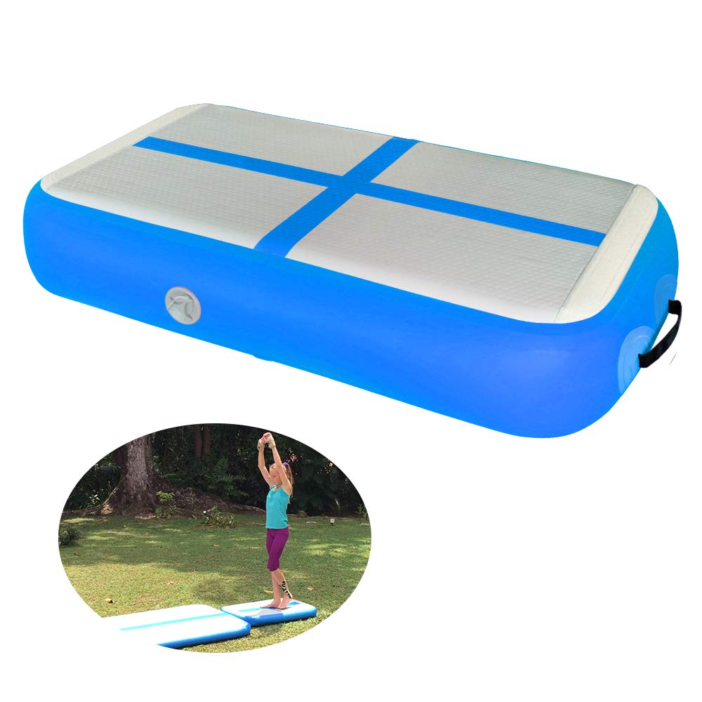 Gym Mat Inflatable Gymnastics  - Tumbling Air Track review and price