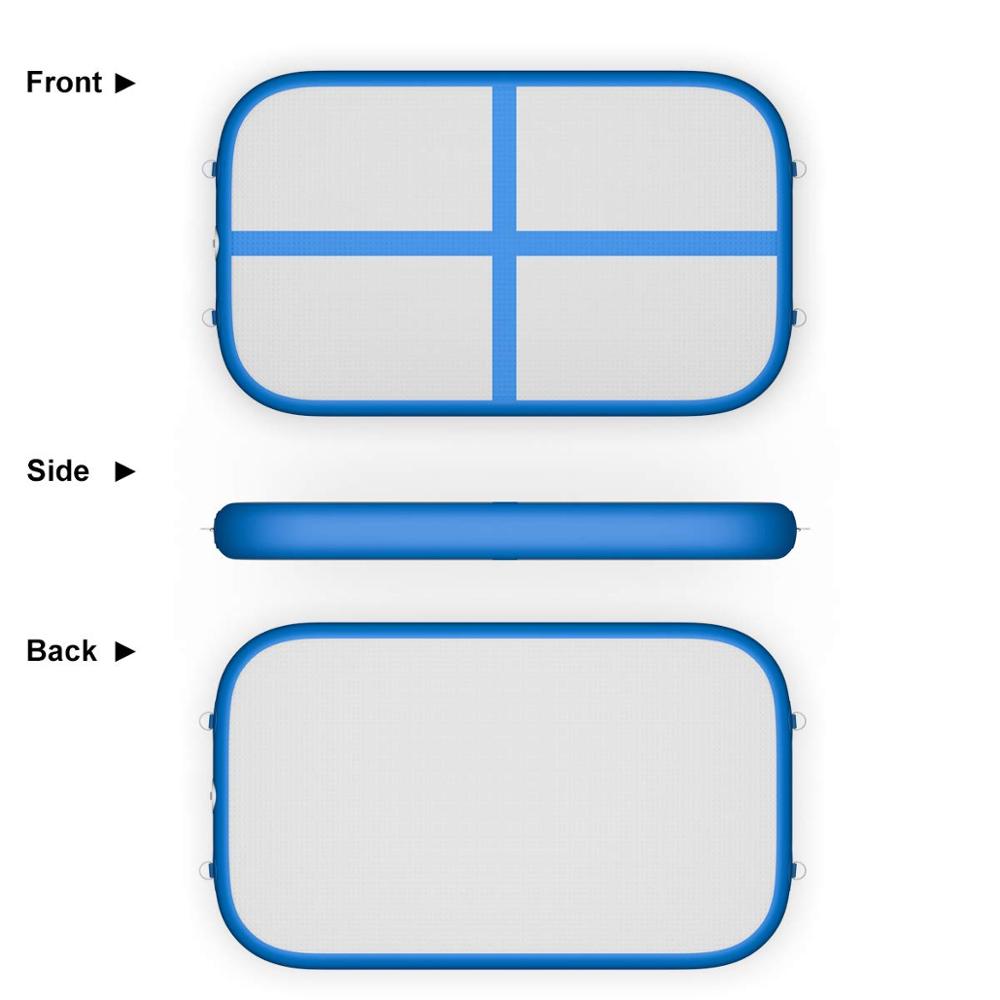Gym Mat Inflatable Gymnastics  - Tumbling Air Track review and price