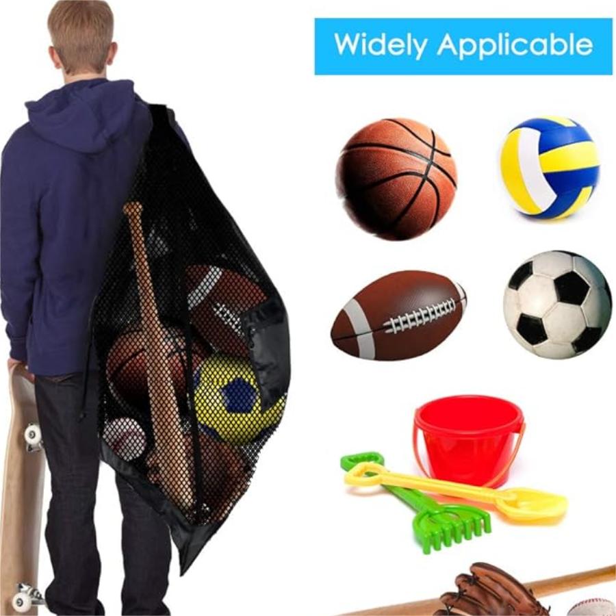 Large mesh sports bag with sho - Sports Equipment Volleyball review and price