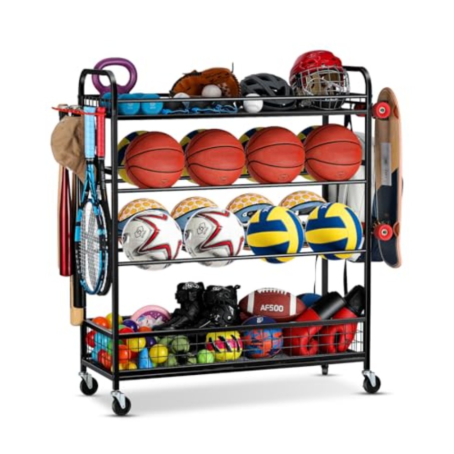 Garage Sports Equipment Organi - Sports Equipment Organizer Rack review and price