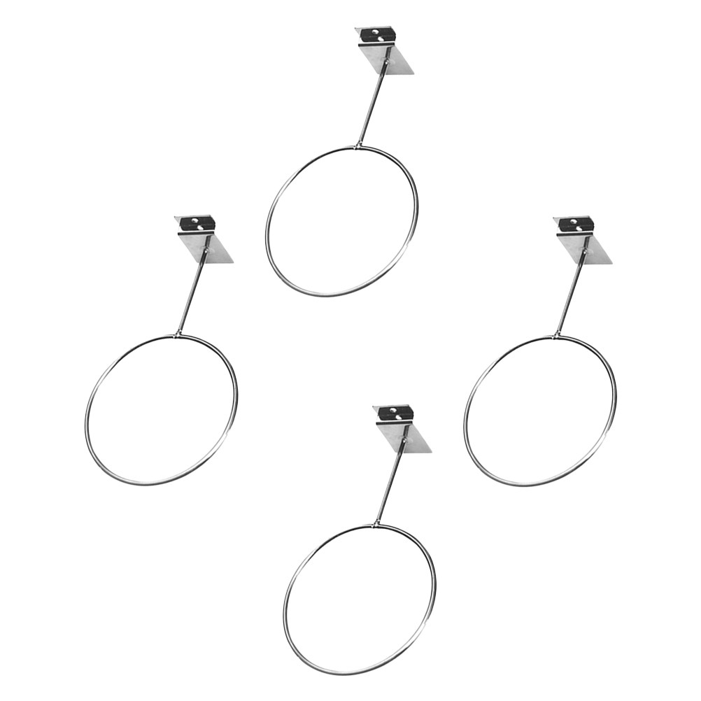 4Pcs Iron Basketball Holder Wa - Sports Equipment Organizer Rack review and price