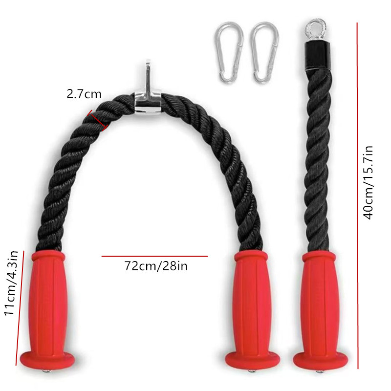 Ergonomic Tricep Ropes Non-Sli - Sports Equipment Website review and price