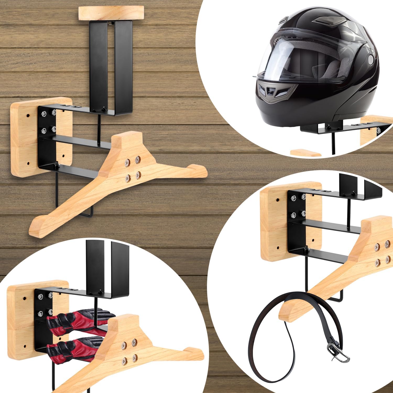 ​Motorcycle Helmet Holder Wall - Sports Equipment Organizer Rack review and price