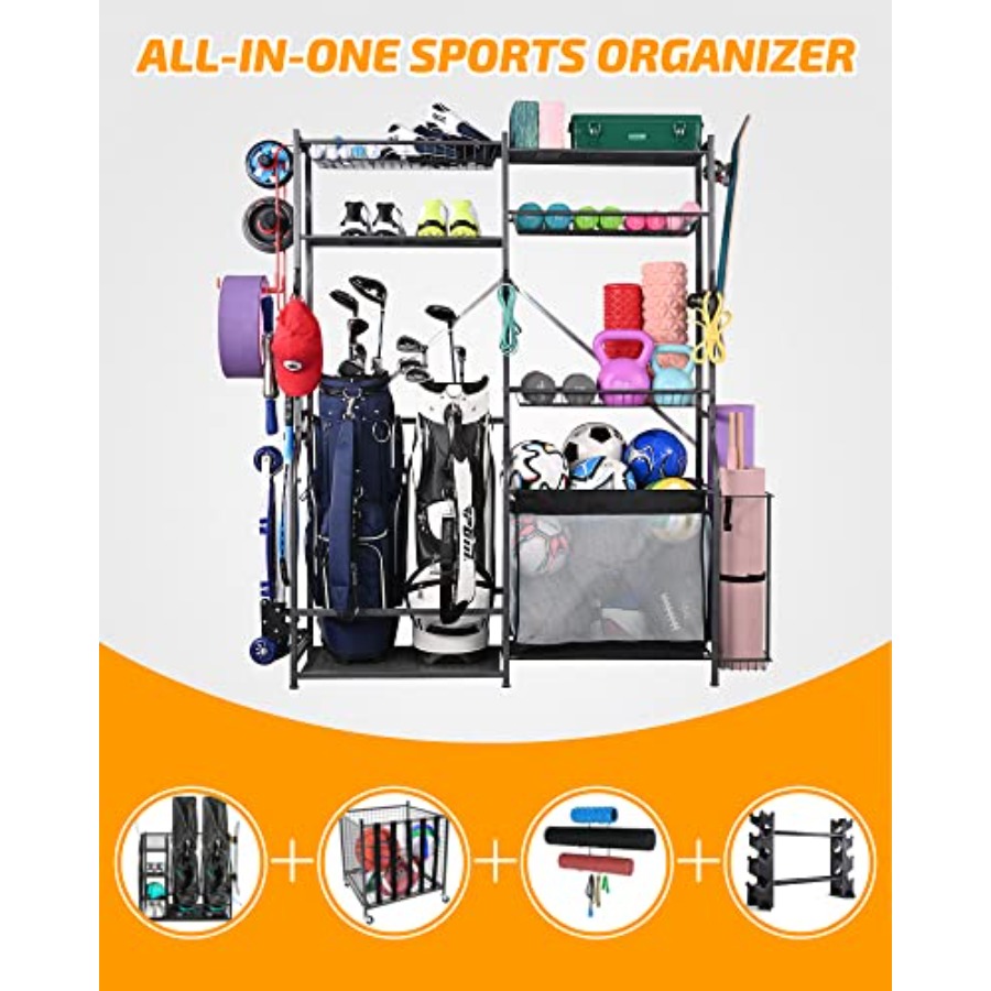 Extra Large Golf Storage Ball  - Sports Equipment Organizer Rack review and price