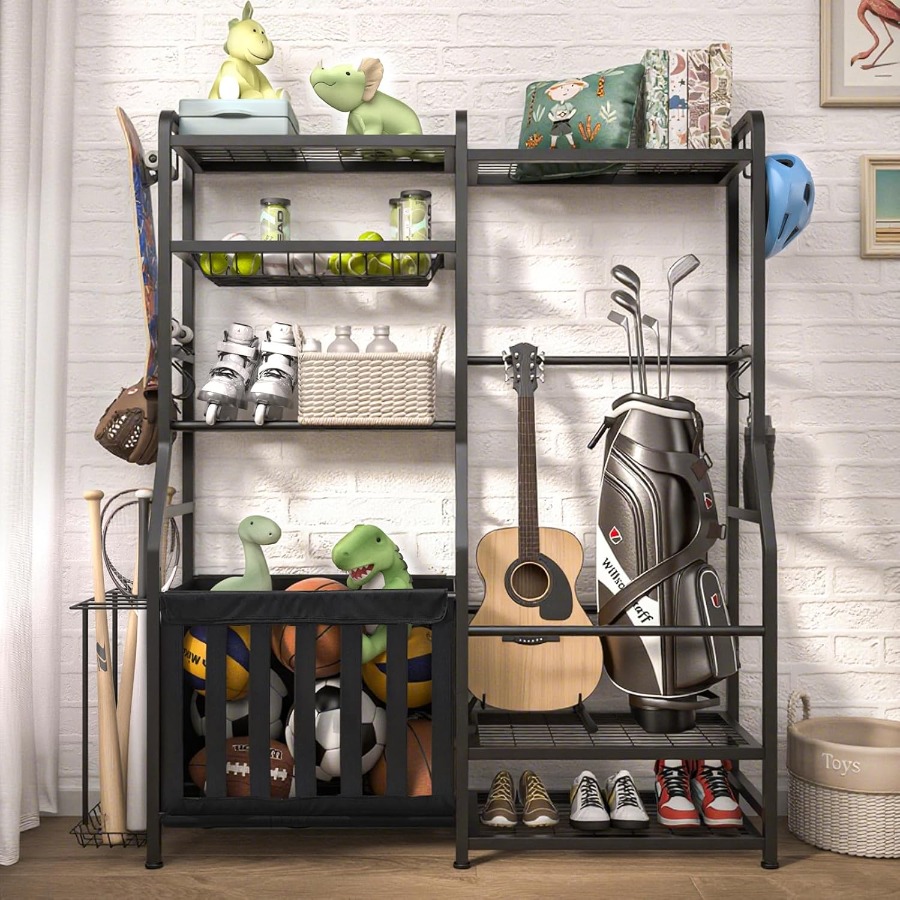Garage Sports Equipment Organi - Sports Equipment Organizer Rack review and price