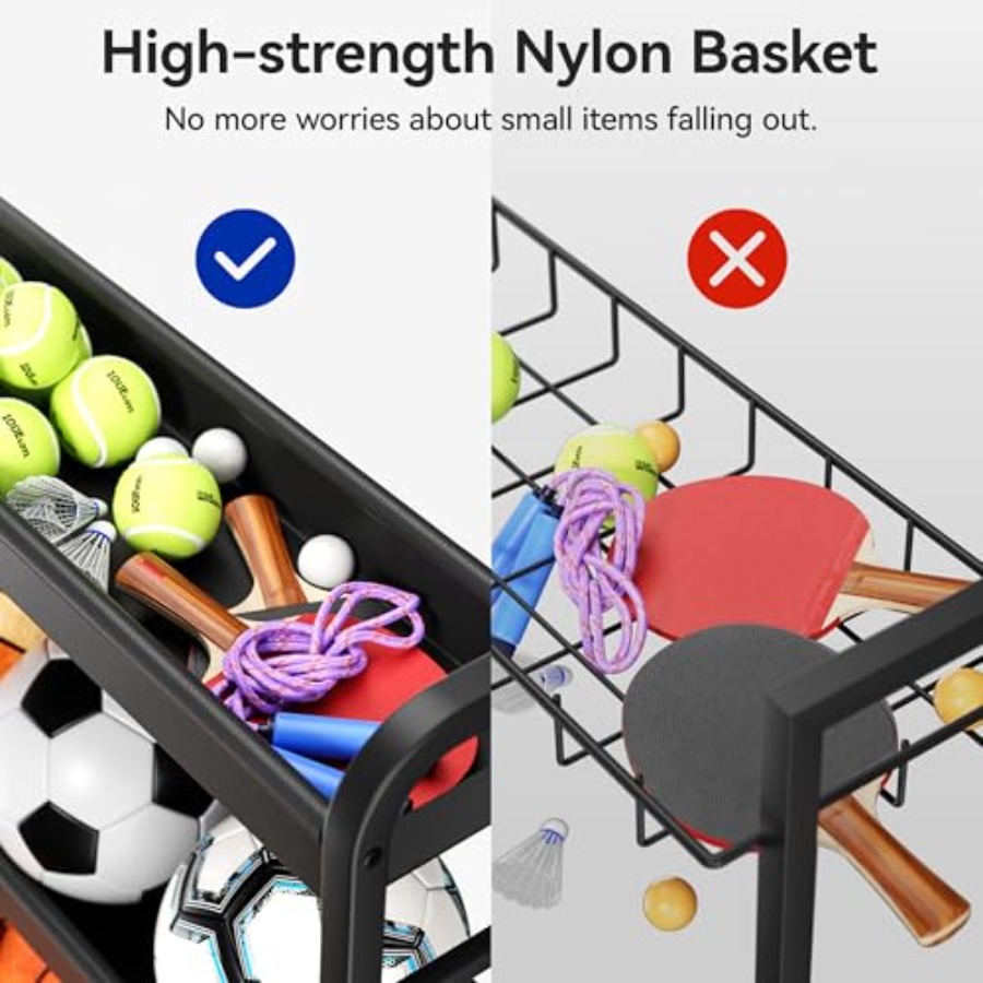 Sports Equipment Organizer Rol - Sports Equipment Organizer Rack review and price