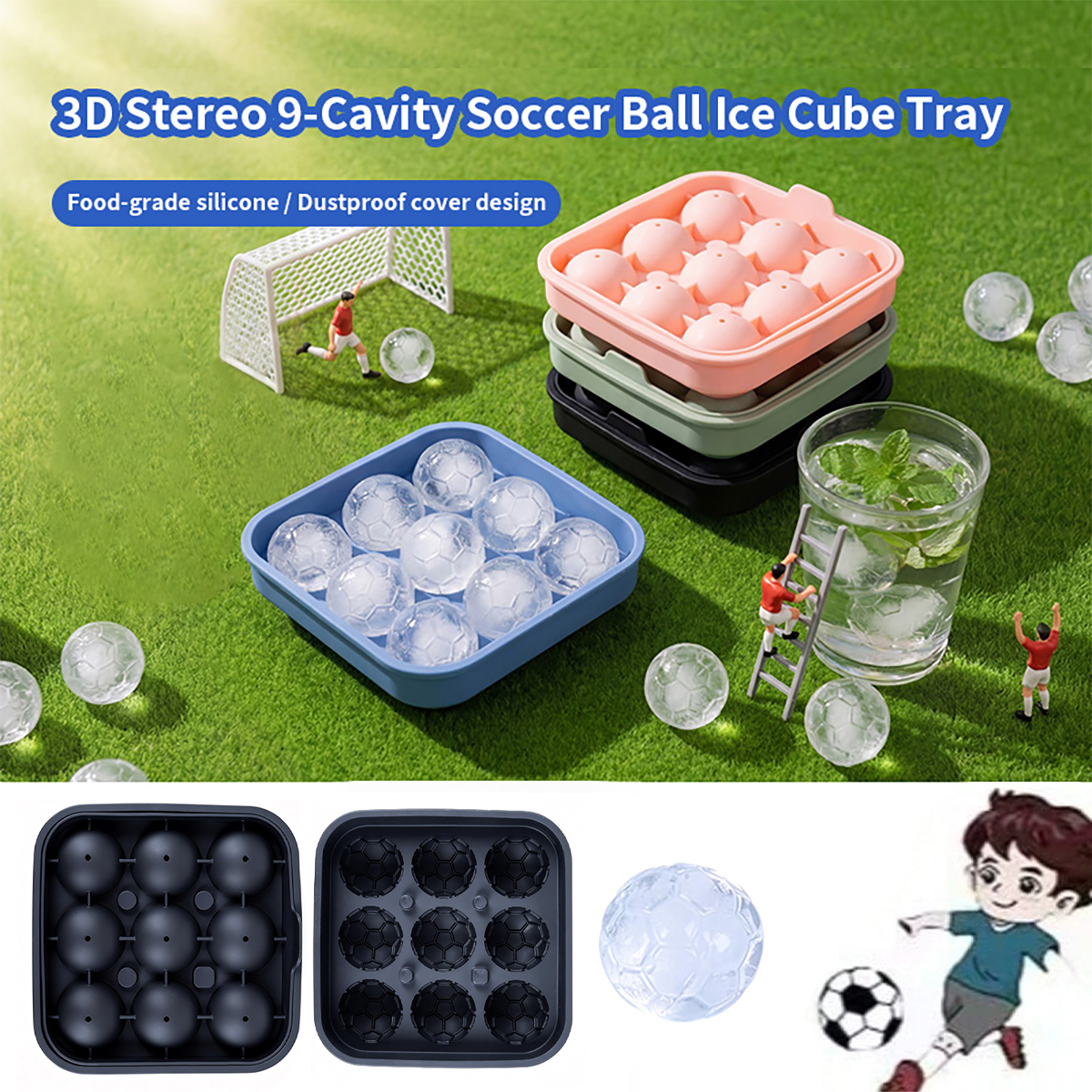 1Pcs Football-Themed Silicone  - Bocce Ball Set review and price