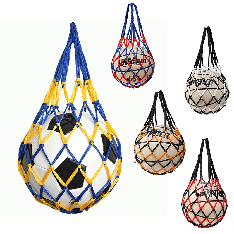 1PC Football Net Bag Nylon Bol - Sports Equipment Volleyball review and price