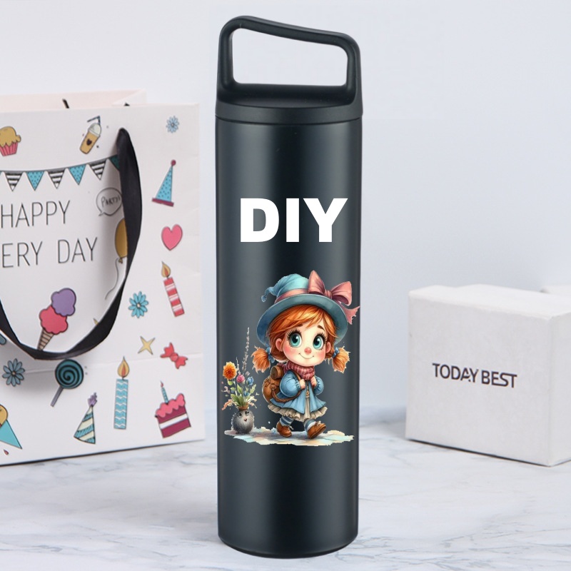 1pcs 500ml New Wide-mouth Stai - Sports Equipment Logo review and price