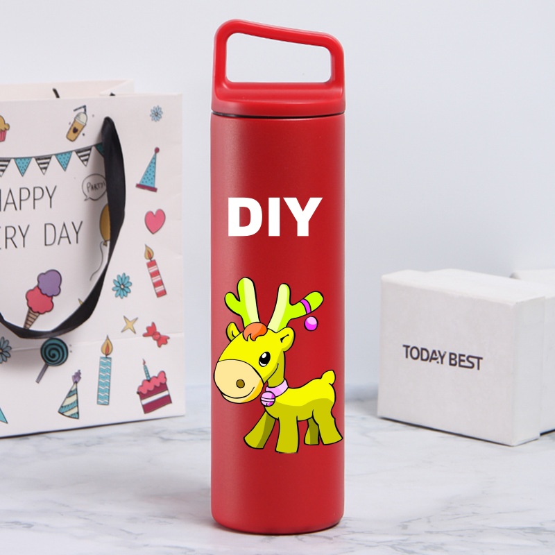 1pcs 500ml New Wide-mouth Stai - Sports Equipment Logo review and price