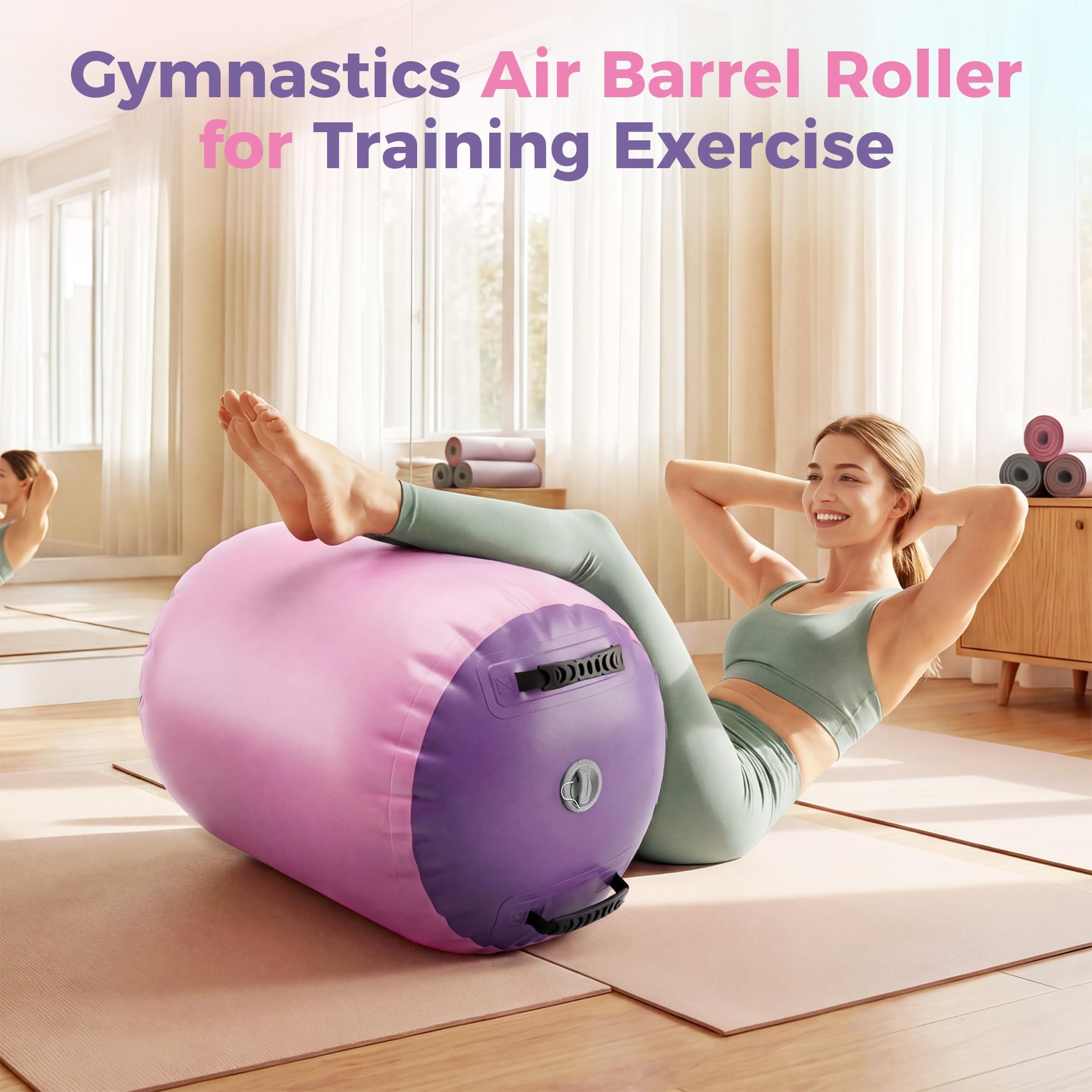 Gymnastics Air Roller Air Barr - Tumbling Air Track review and price