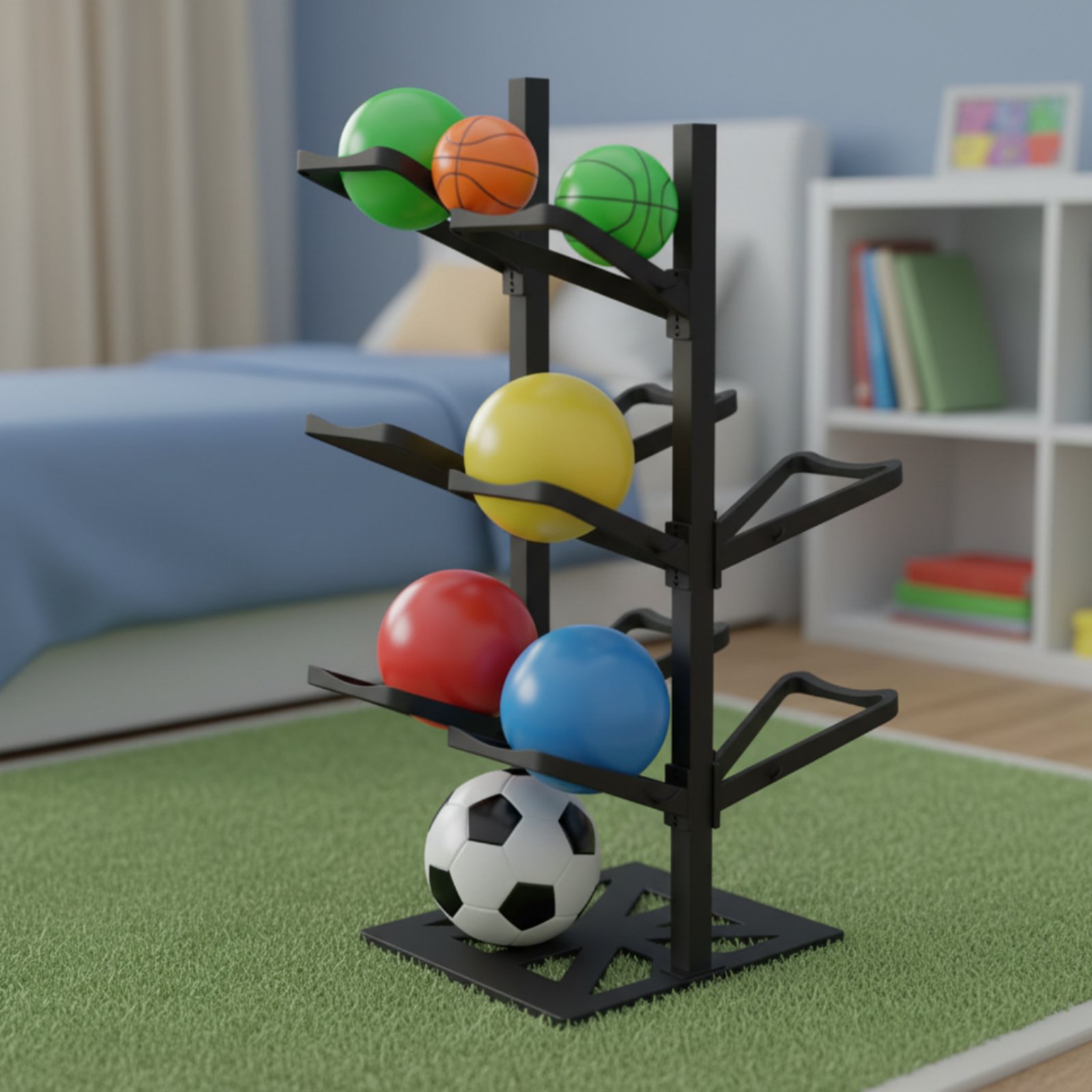 Basketball Rack Sturdy Ball St - Sports Equipment Types review and price