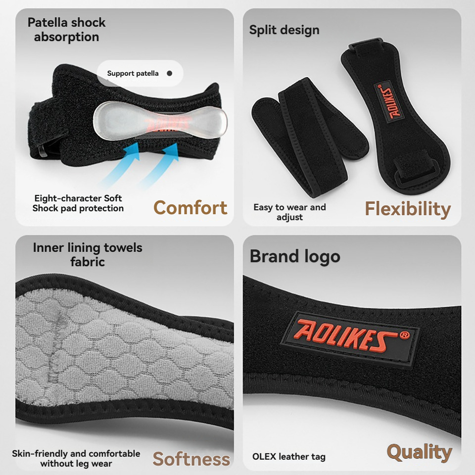 AOLIKES 1PCS Sports Patella Br - Volleyball Knee Pad review and price