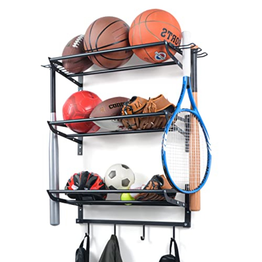 Garage Sports Equipment Storag - Sports Equipment Organizer Rack review and price