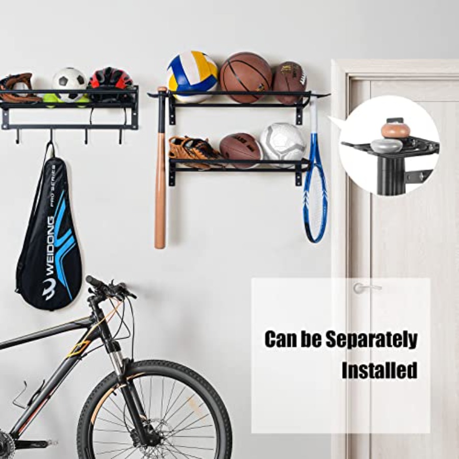 Garage Sports Equipment Storag - Sports Equipment Organizer Rack review and price