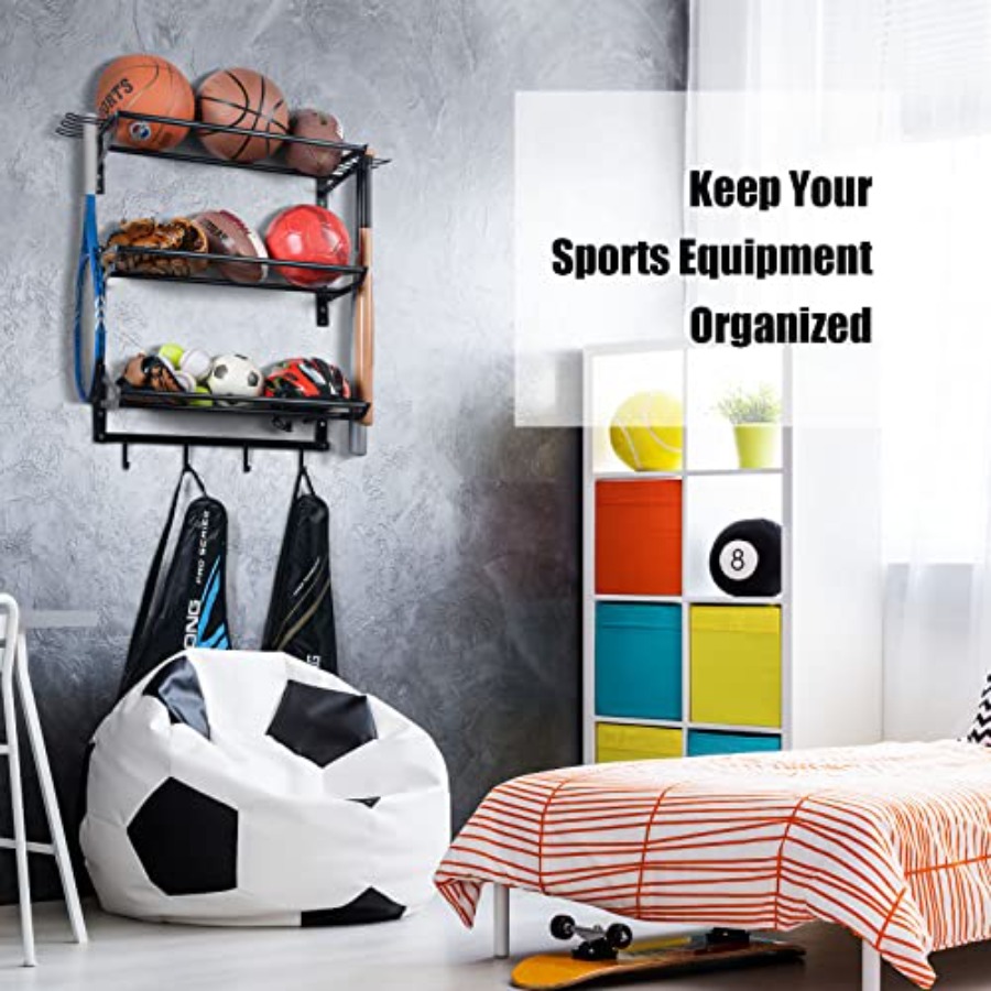 Garage Sports Equipment Storag - Sports Equipment Organizer Rack review and price