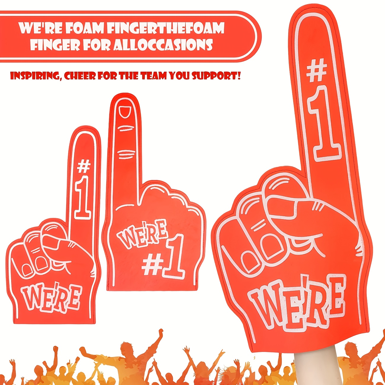 Giant Foam Finger 18 Inch We'r - Sports Equipment Football review and price