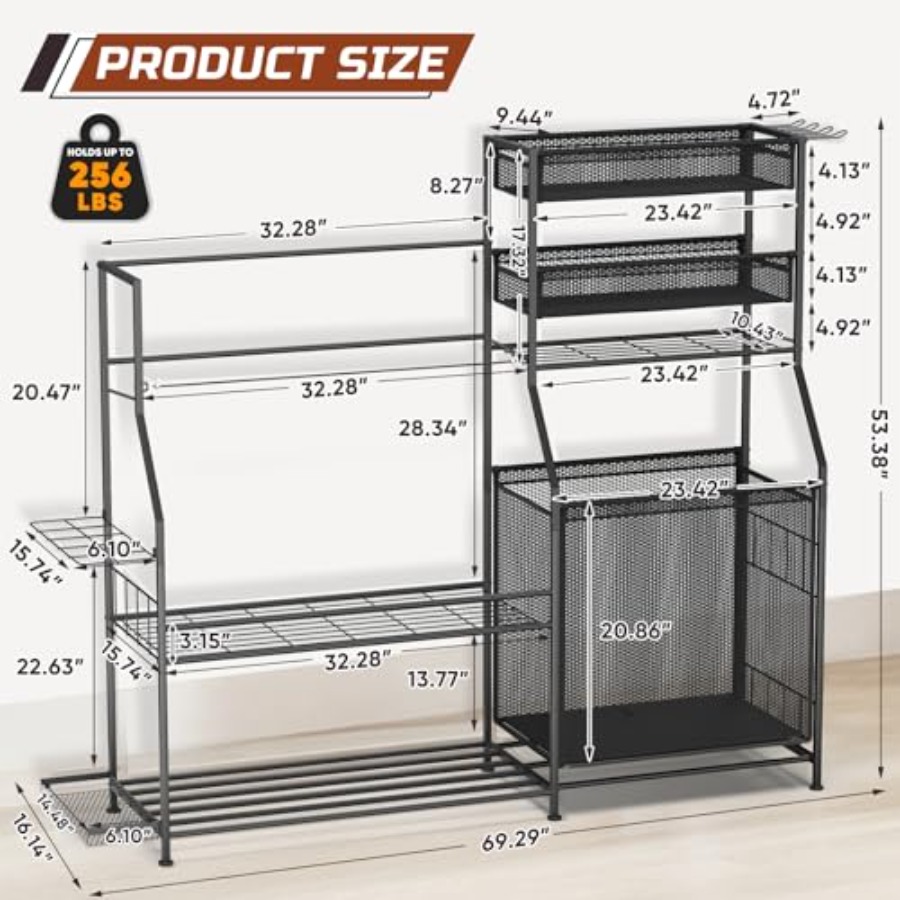 Garage Sports Equipment Organi - Sports Equipment Organizer Rack review and price