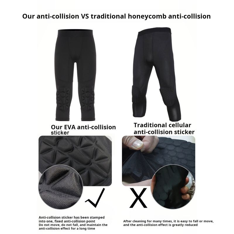 Youth Boys Capri Pants with Kn - Volleyball Knee Pad review and price