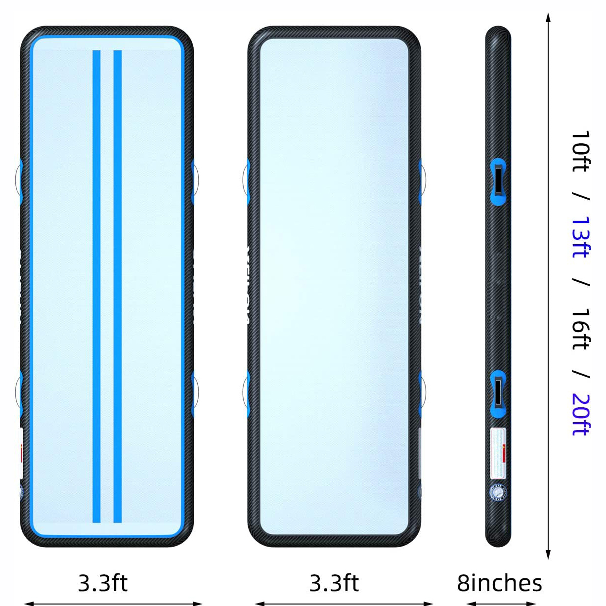 3m/4m/5m/6m/8m/10m/12m/15minfl - Tumbling Air Track review and price