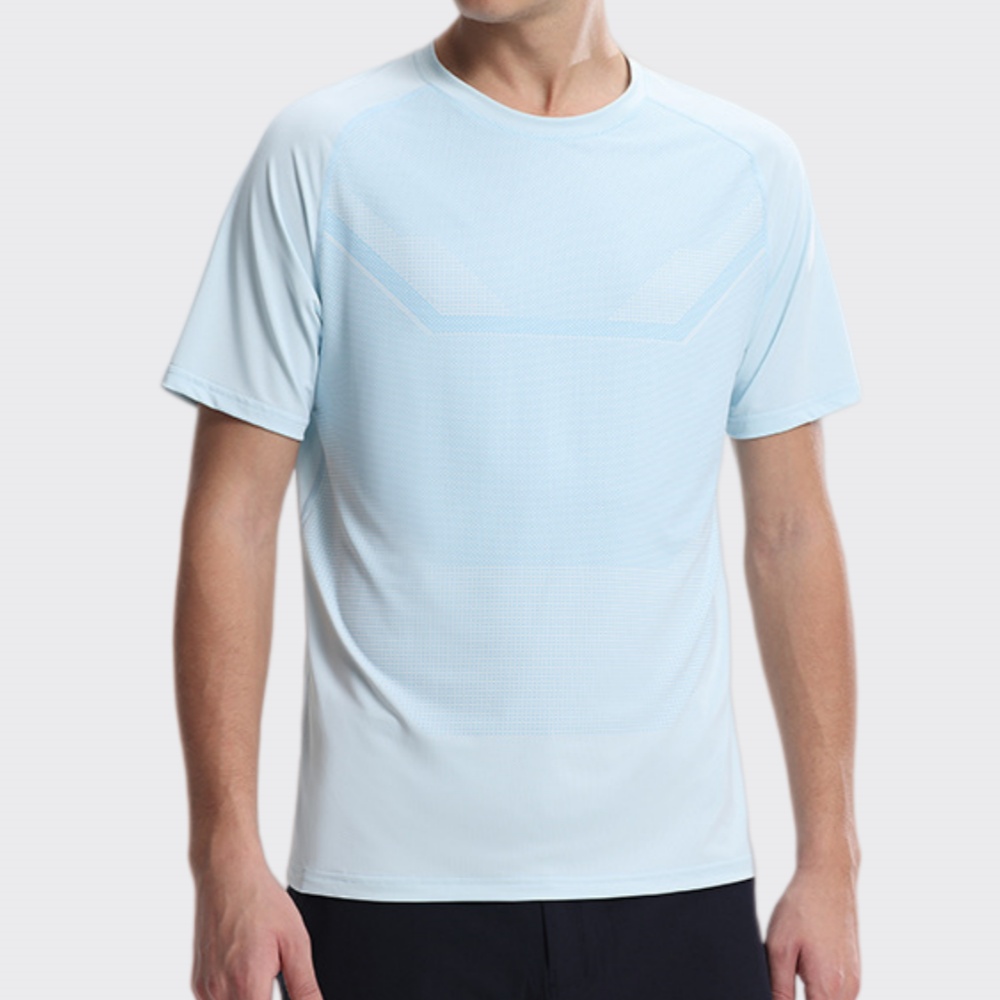 Men's Fitness Sports Round-nec - Sports Equipment Logo review and price