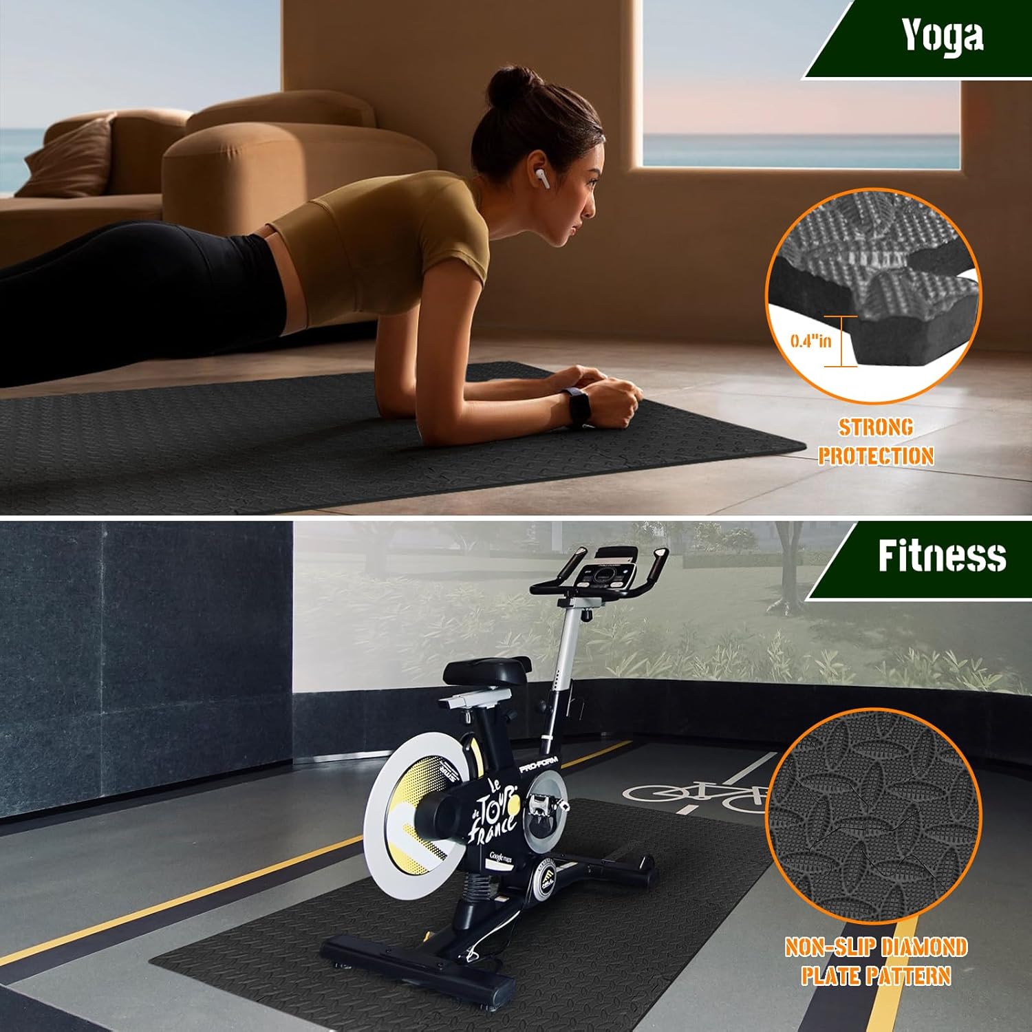 60cm EVA Foam Gym Floor Mats 8 - Sports Equipment Website review and price