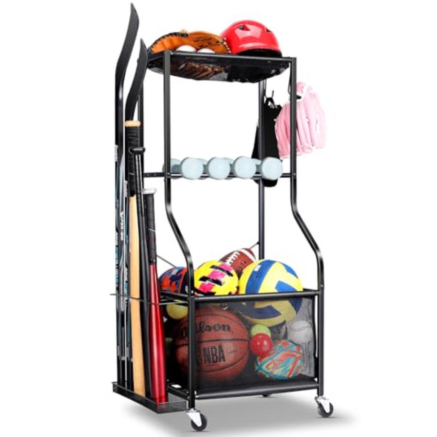 Sports Equipment Garage Organi - Sports Equipment Organizer Rack review and price