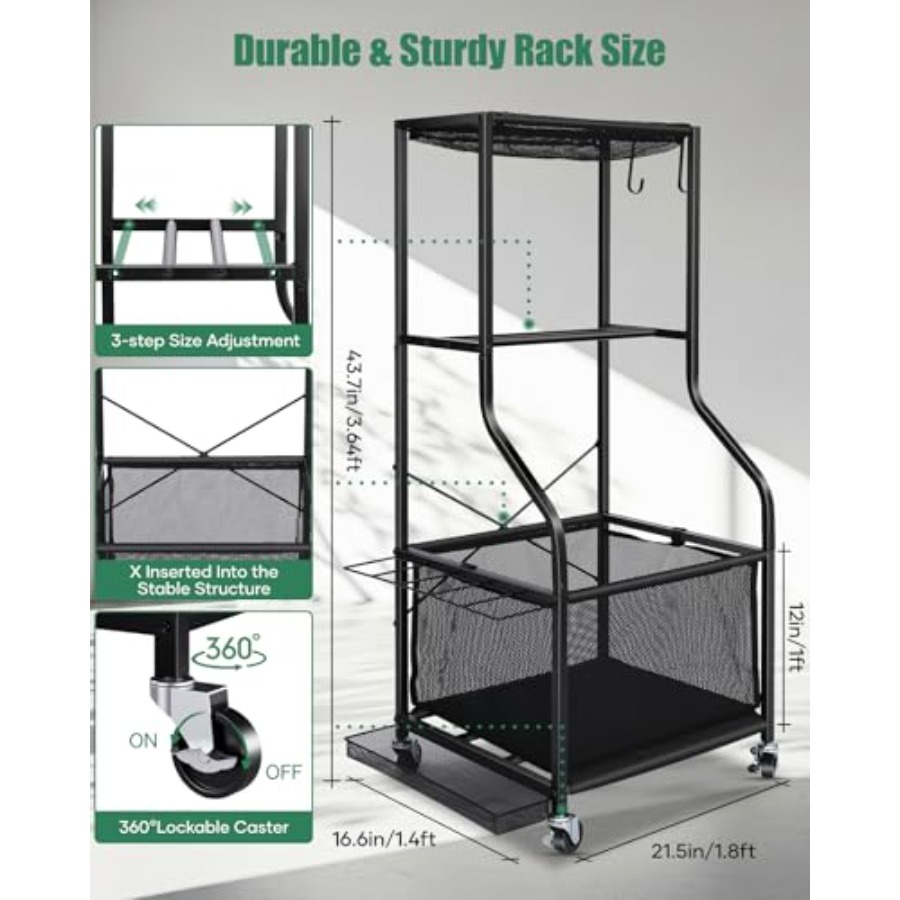 Sports Equipment Garage Organi - Sports Equipment Organizer Rack review and price