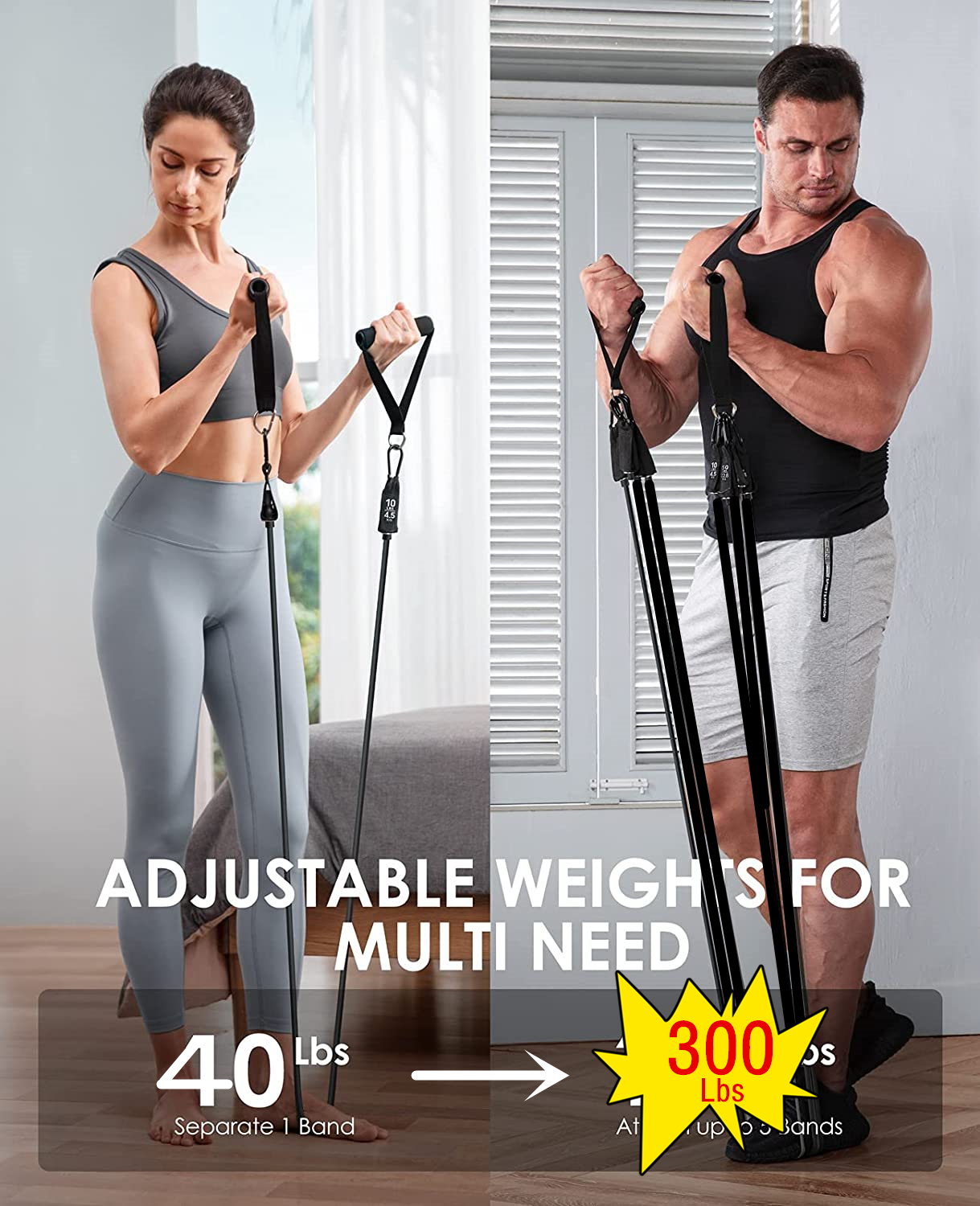 300lb Fitness Booty Resistance - Sports Equipment Website review and price